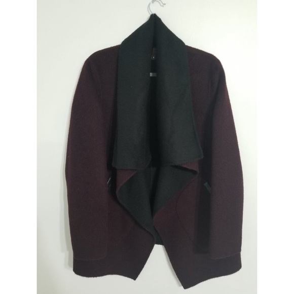 RARE !!! VAYNA REVERSIBLE WATERFALL JACKET - sz L - Picture 4 of 13